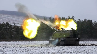 Боевая работа расчёта «Мста-СМ2» в зоне СВО