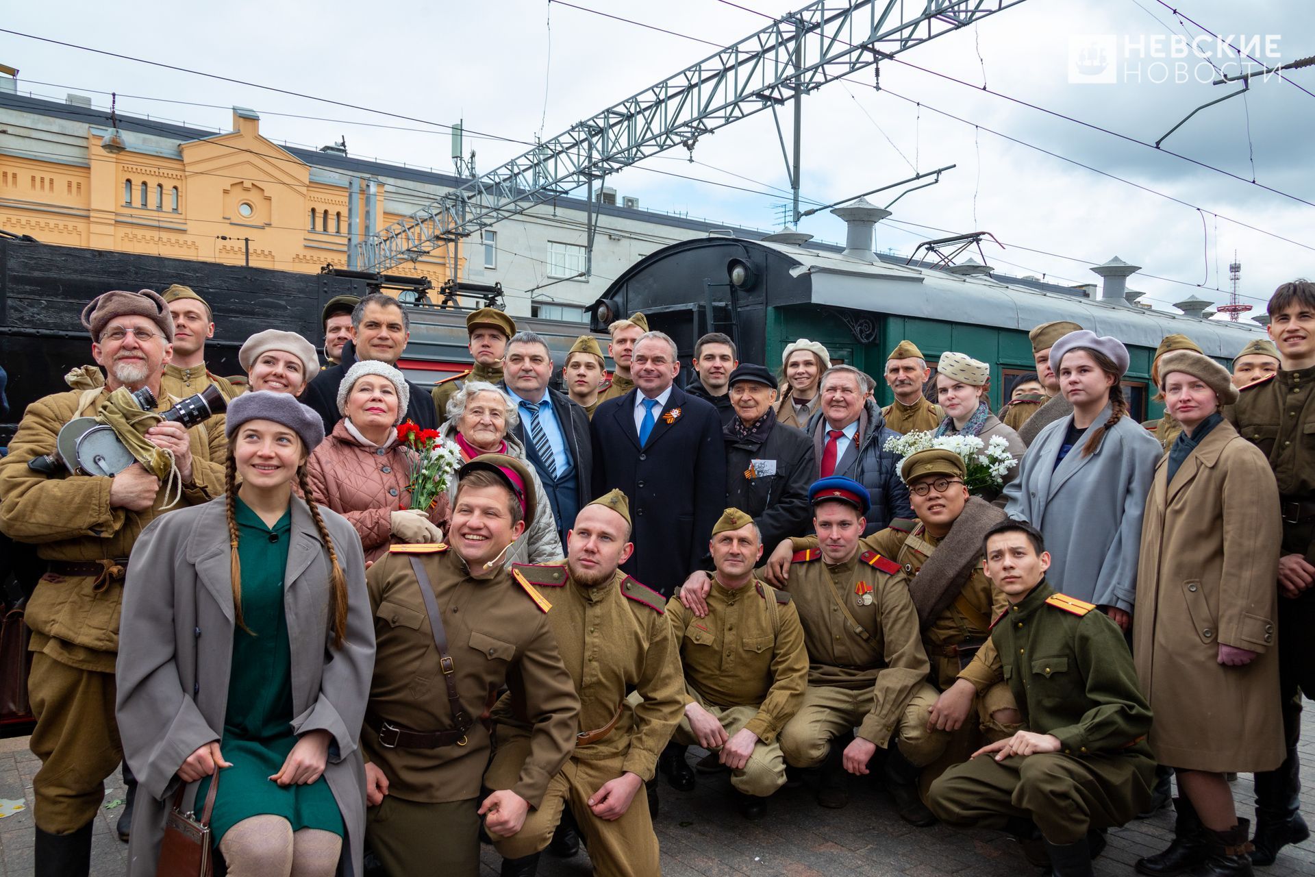 паровоз ленина на финляндском вокзале