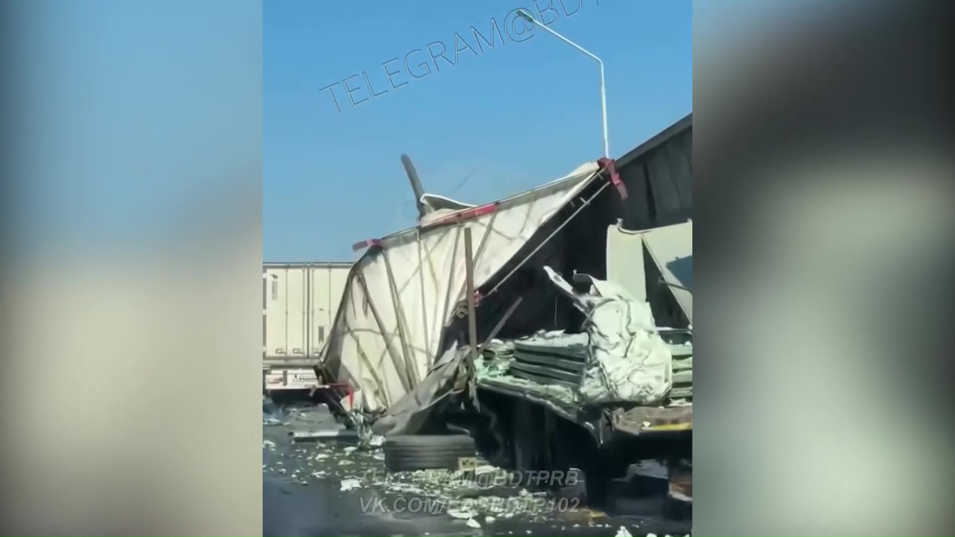 Смертельная авария с большегрузом на трассе М-5 под Уфой