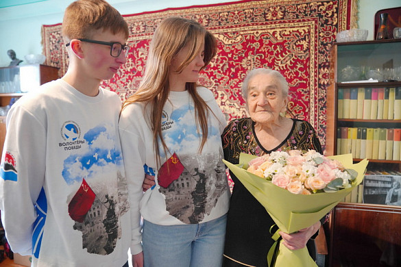  В Иванове ветерану Великой Отечественной войны Надежде Блохиной исполнился 101 год 
