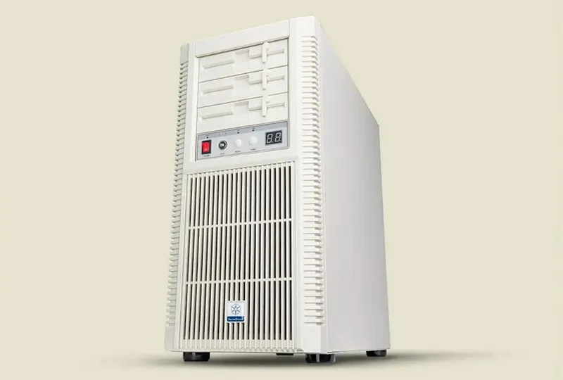 Представлен ностальгический корпус SilverStone FLP02, похожий на корпуса компьютеров из 1990-х
