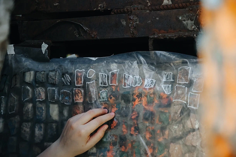 Фото: челнинские активисты начали восстанавливать скульптуру Ханова 