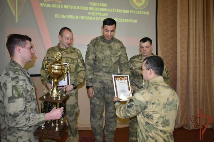 Команда Управления Росгвардии по Тюменской области призёр чемпионата Уральского округа Росгвардии по зимним видам спорта 