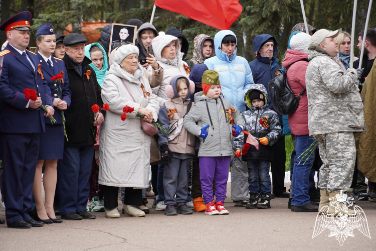 В День Победы представители Росгвардии приняли участие в праздничных мероприятиях