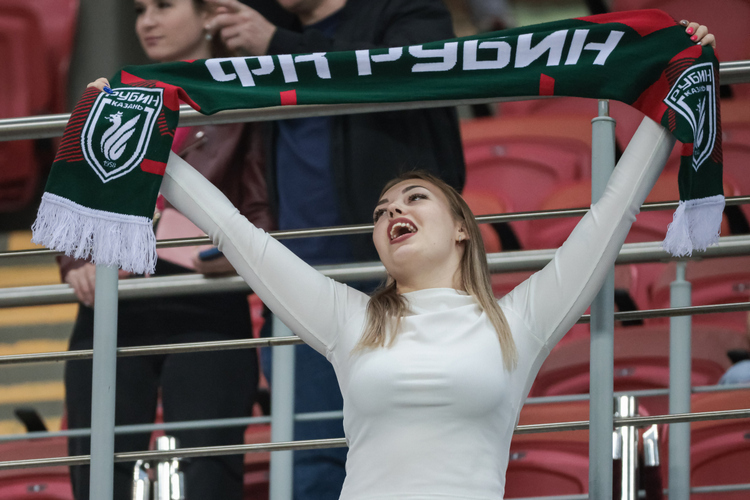 На матчи «Рубина» ходили в среднем 9,4 тыс. зрителей