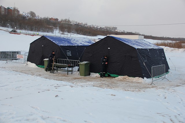 В Сыктывкаре идет приемка купелей накануне Крещенских купаний