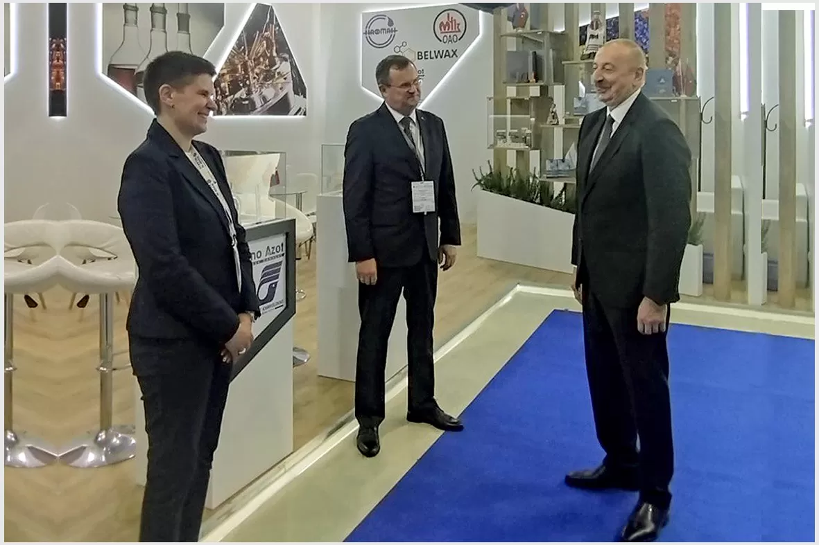 Экспозиция Made in Belarus на выставке Caspian Oil & Gas 2023 в Баку