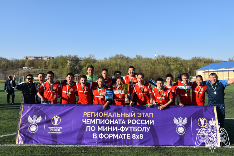 Калмыцкие росгвардейцы стали победителями регионального этапа Чемпионата России по футболу