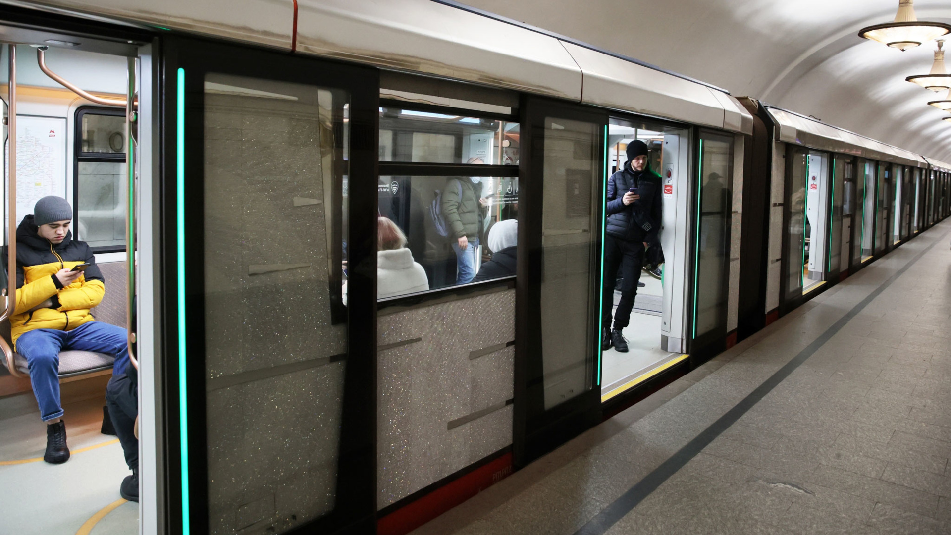 поезд призрак в московском метро на кольцевой