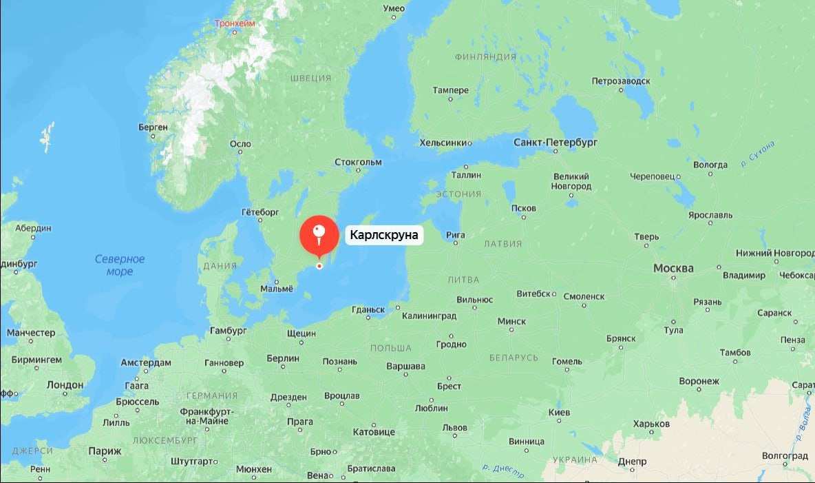 Крупные дроны приблизились к главной базе ВМС Швеции (КАРТА) | Русская весна