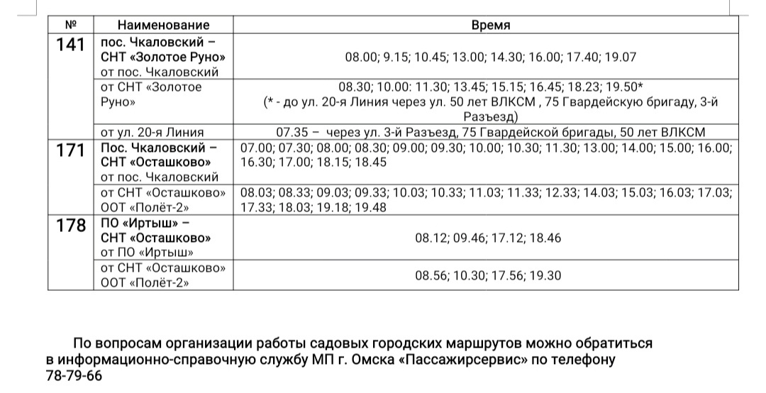 Расписание маршрута 3 омск