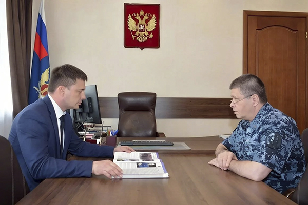 Вадим Долматов встретился с Главным федеральным инспектором по Удмуртской Республике 