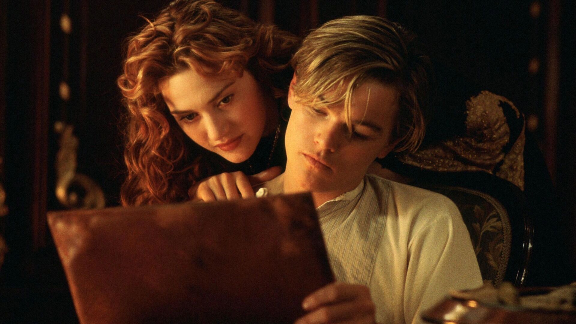 Кадр из фильма «Титаник» Джеймса Кемерона, 1997 год