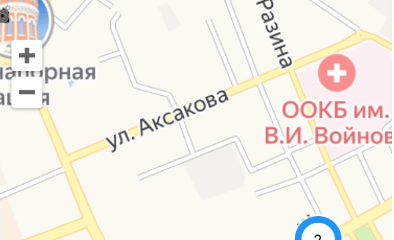 Камеры на ул. Аксакова, 9 на сайте ГИБДД пока не отмечена