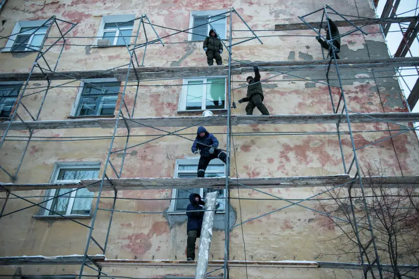 Более 4,5 тыс. МКД капитально отремонтировали в России за четыре месяца. Фото. © РИА Новости. Алексей Мальгавко