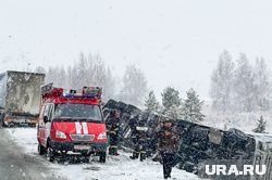 На трассе «Сургут - Салехард» перевернулся MAN (архивное фото)