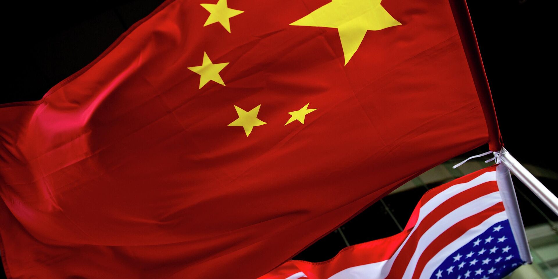Государственные флаги Китая и США - ИноСМИ, 1920, 20.09.2024
