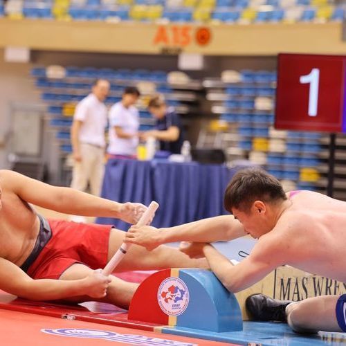 В Астане прошла матчевая встреча сборных Якутии и Казахстана по вольной борьбе и мас-рестлингу