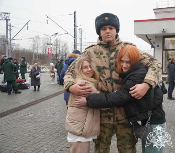 Призывники из Карелии отправились служить в войсковые части Северо-Западного округа Росгвардии (видео)