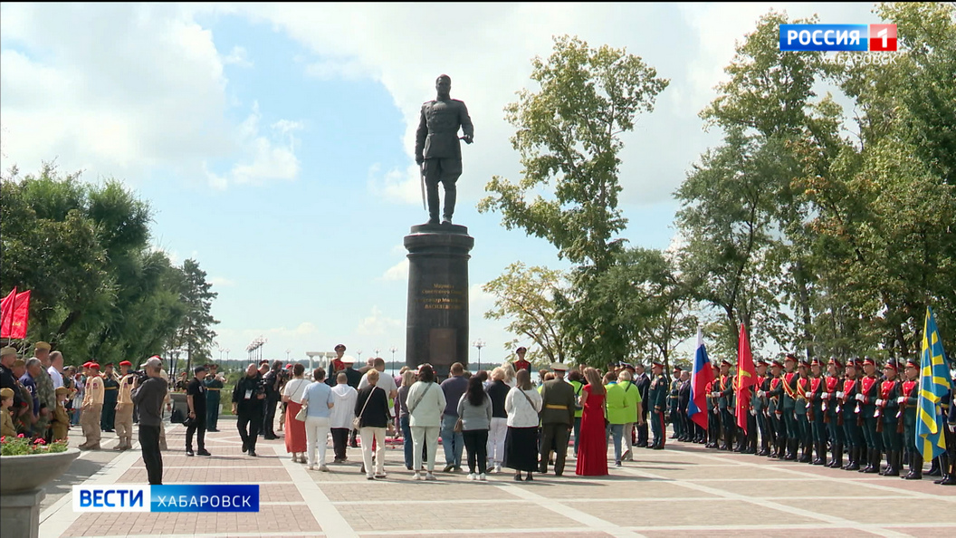 Памятная церемония в честь маршала Советского Союза Александра Василевского состоялась в Хабаровске