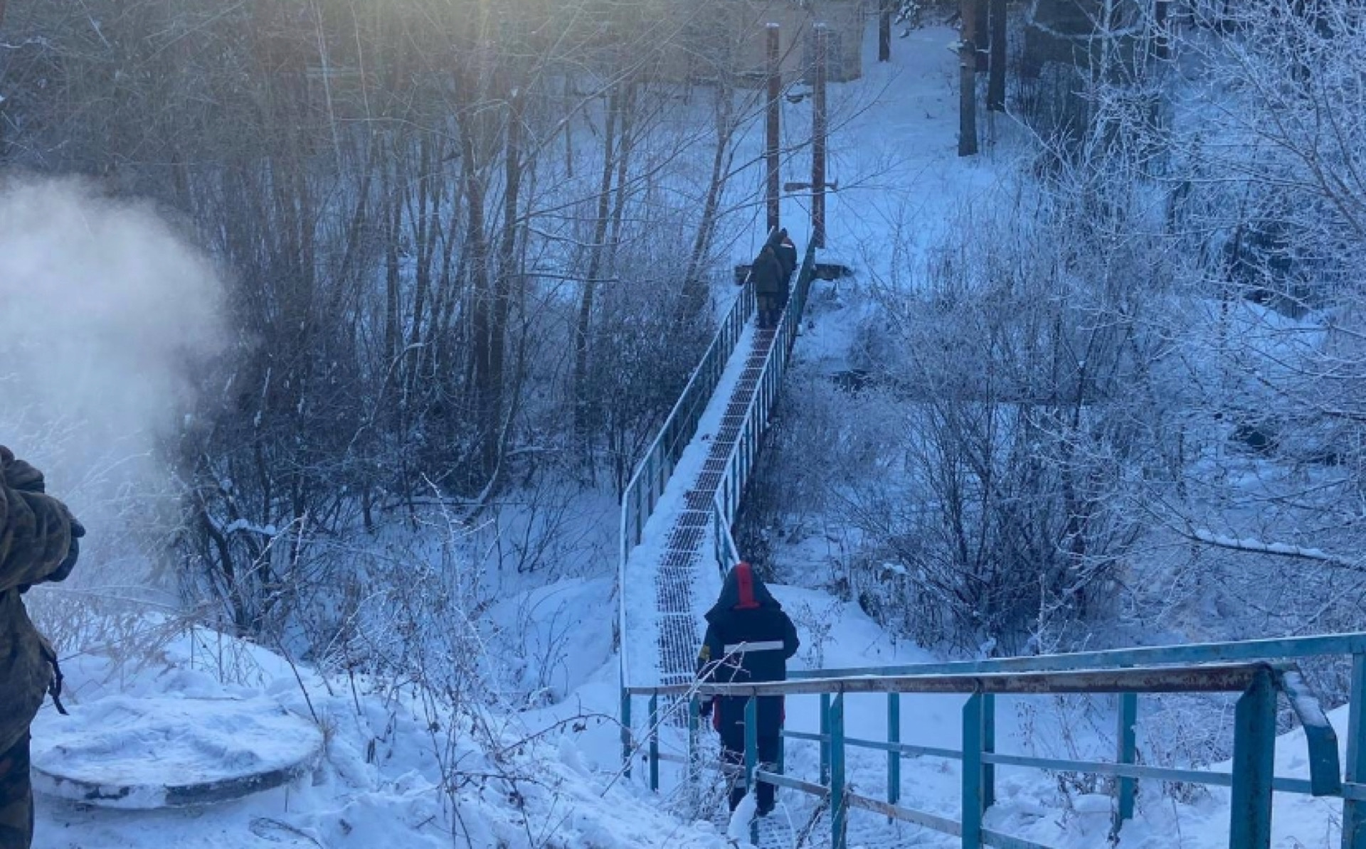 Аварийные работы в Каштаке продолжаются. Часть домов отрезана от водоснабжения