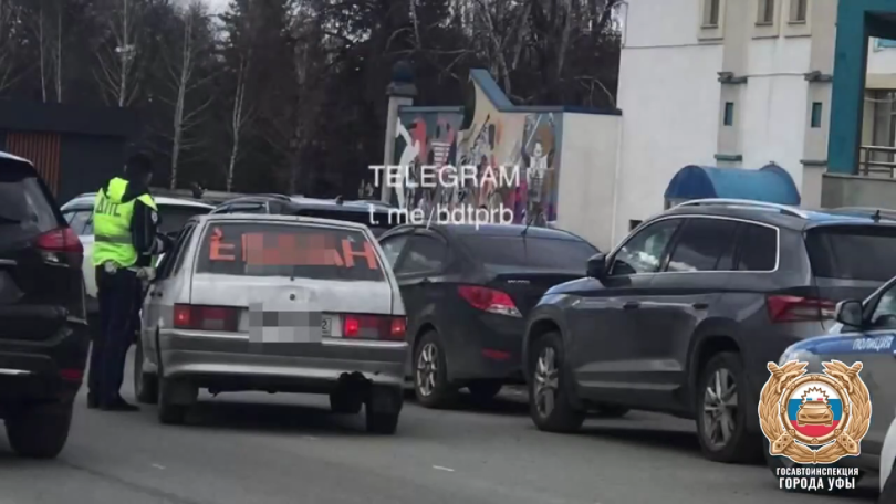 В Уфе задержали водителей, разместивших на своих автомобилях неприличные надписи