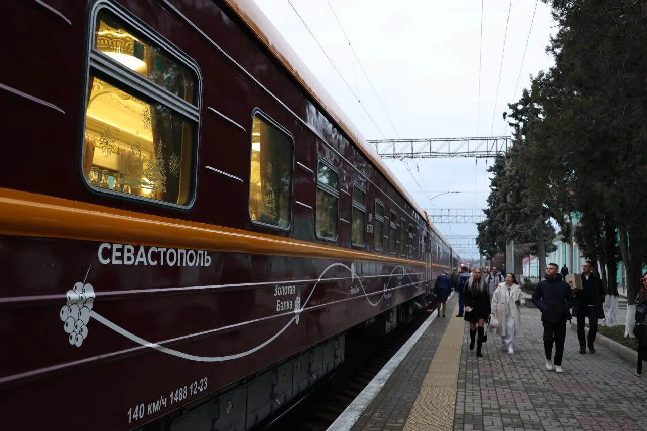 «Виноградный экспресс» отправился в свой первый зимний рейс