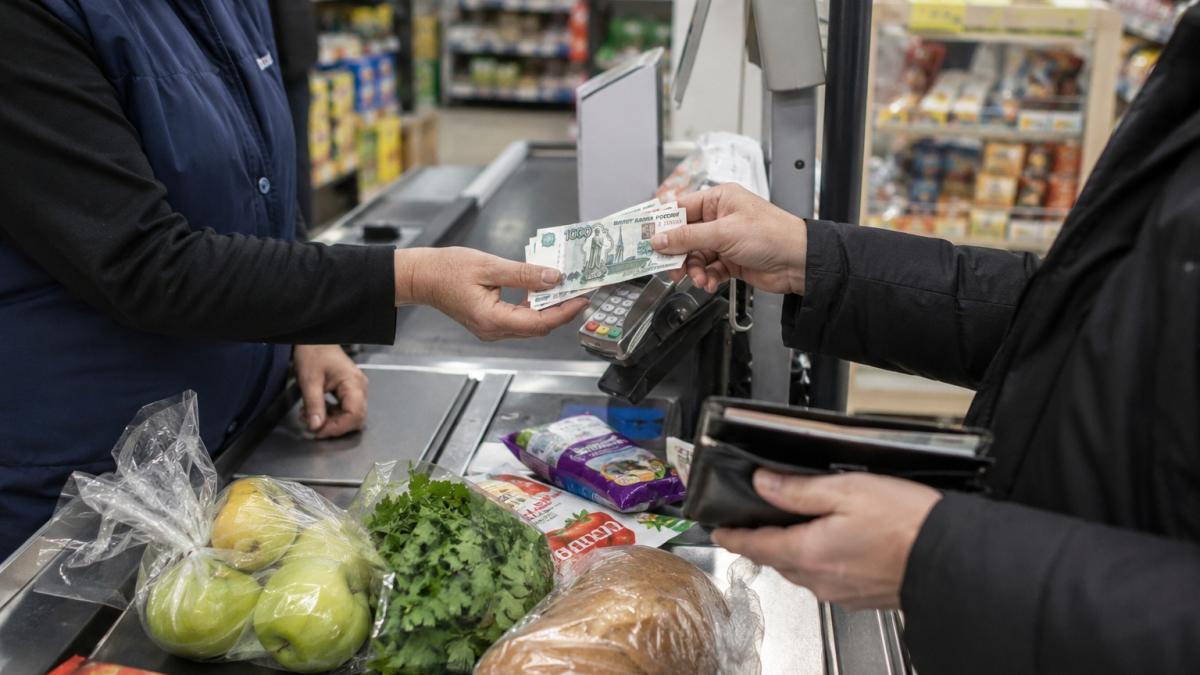 Оплата покупок в магазине
