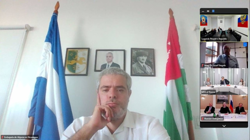 Инар Ладария принял участие в международной видеоконференции «На пути к освобождению Луганской Народной Республики»