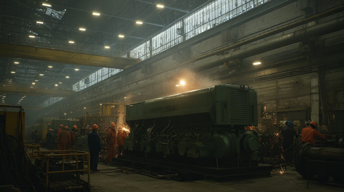 Дизельный генератор 500 кВт на промышленном заводе в Подмосковье