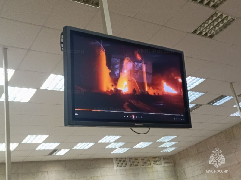 В БГТУ им. Шухова прошли занятия по пожарной безопасности