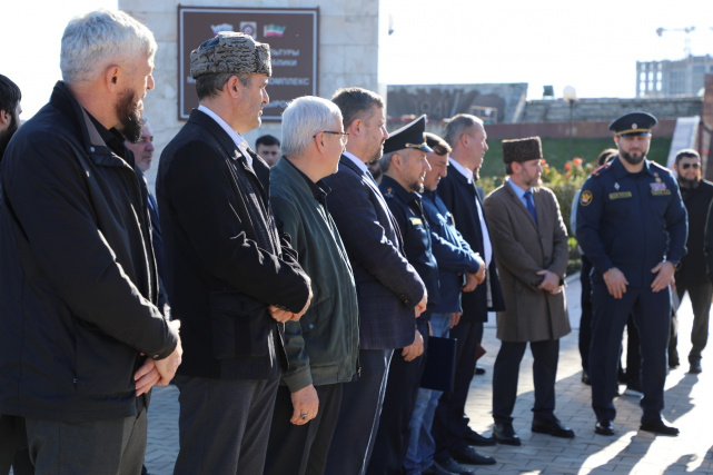 Открытие выставки «Защита суверенитета Российского государства. История и современность» на территории Чеченской Республики