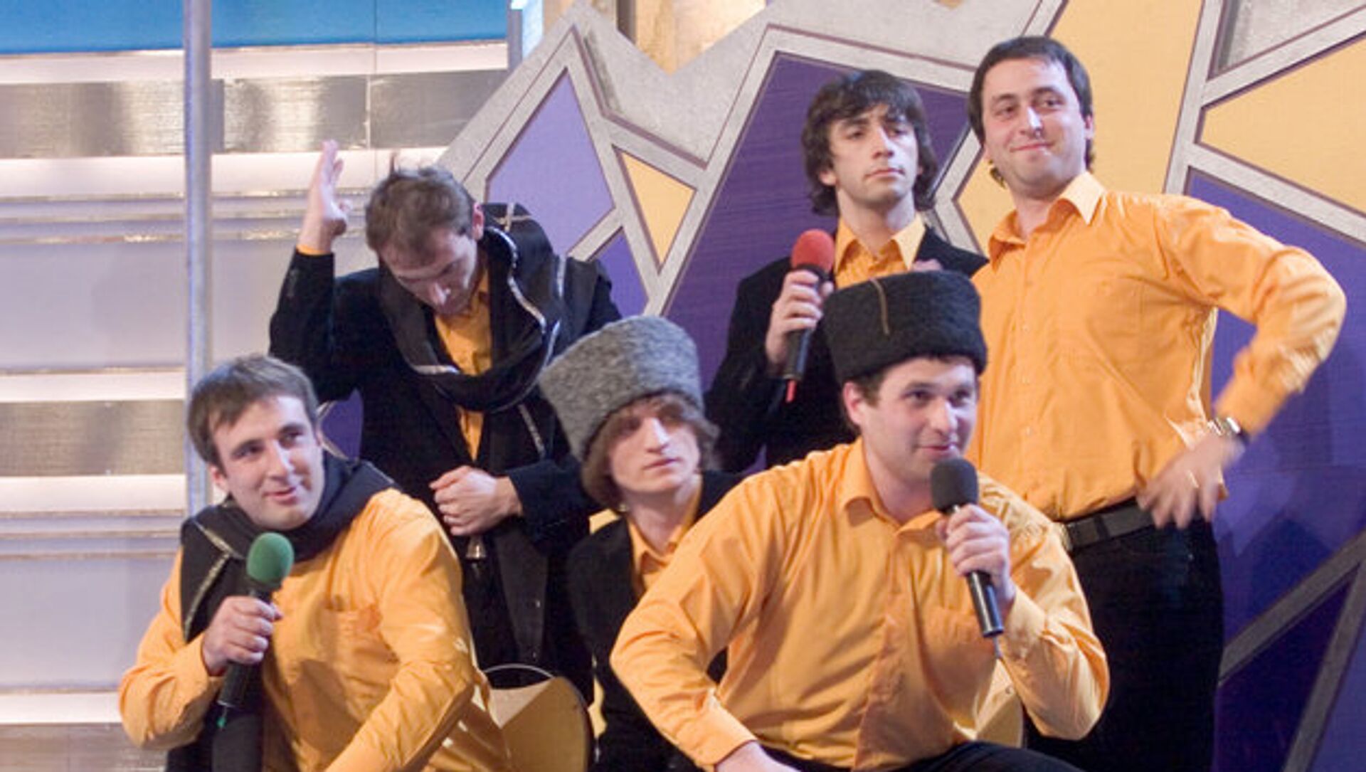 Команда КВН Нарты из Абхазии во время выступления. Архивное фото. - Sputnik Абхазия, 1920, 08.11.2025