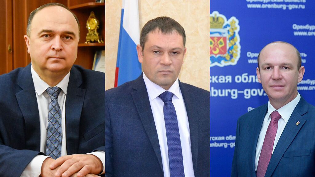 Андрей Ларшин, Михаил Журкин, Юрий Ларшин — новые главы муниципалитетов. Фото тг-канал Юрия Мироненко