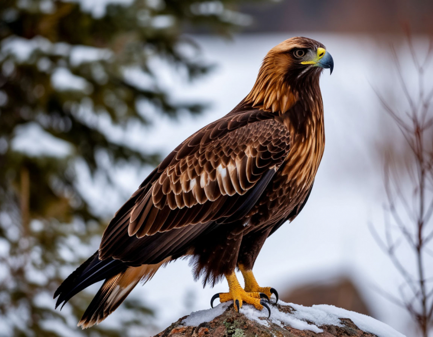Крылатый хищник переждет зиму в Волгоградской области