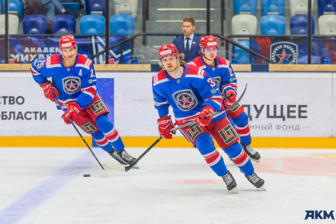 Тульский АКМ уступил петербургскому СКА-ВМФ