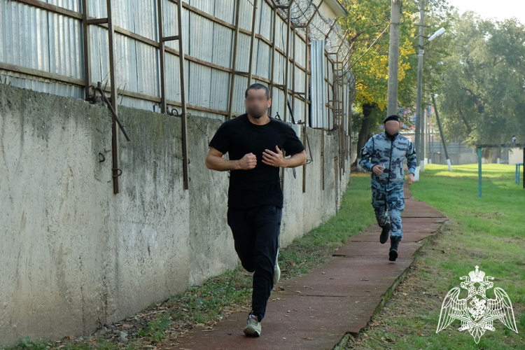 В Дагестане прошли испытания на право ношения знака отличия спецназа Росгвардии