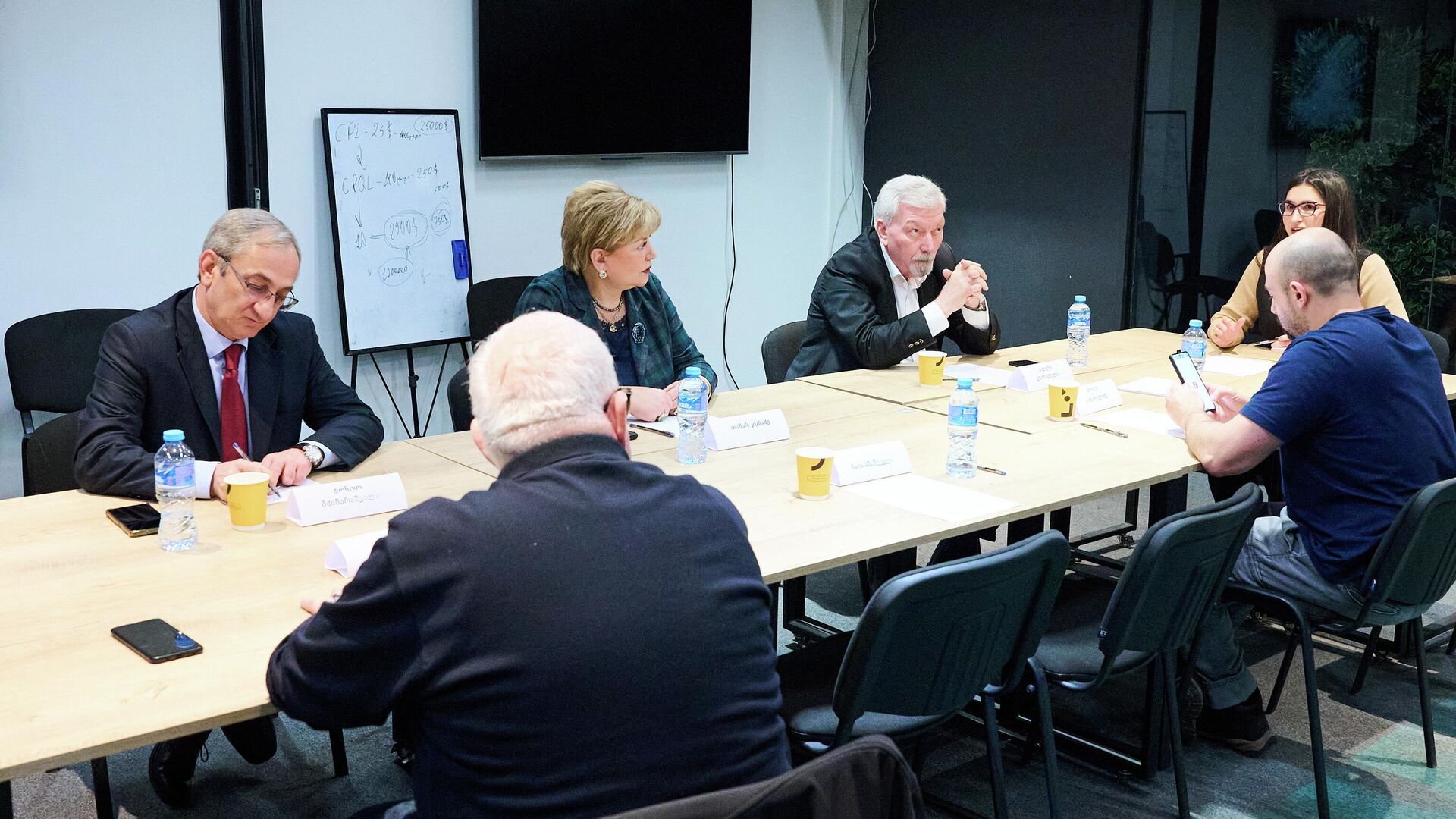 Круглый стол газеты Свободная Грузия на тему Борьба Грузии с внешним вмешательством - Sputnik Грузия, 1920, 12.12.2025