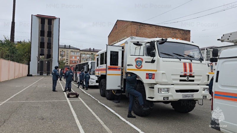 Аэромобильная группировка Главного управления МЧС России по Республике Дагестан готова к любым задачам