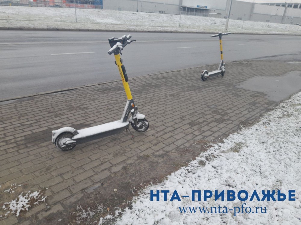 Парковку самокатов на газоне и тротуаре запретили в Нижнем Новгороде