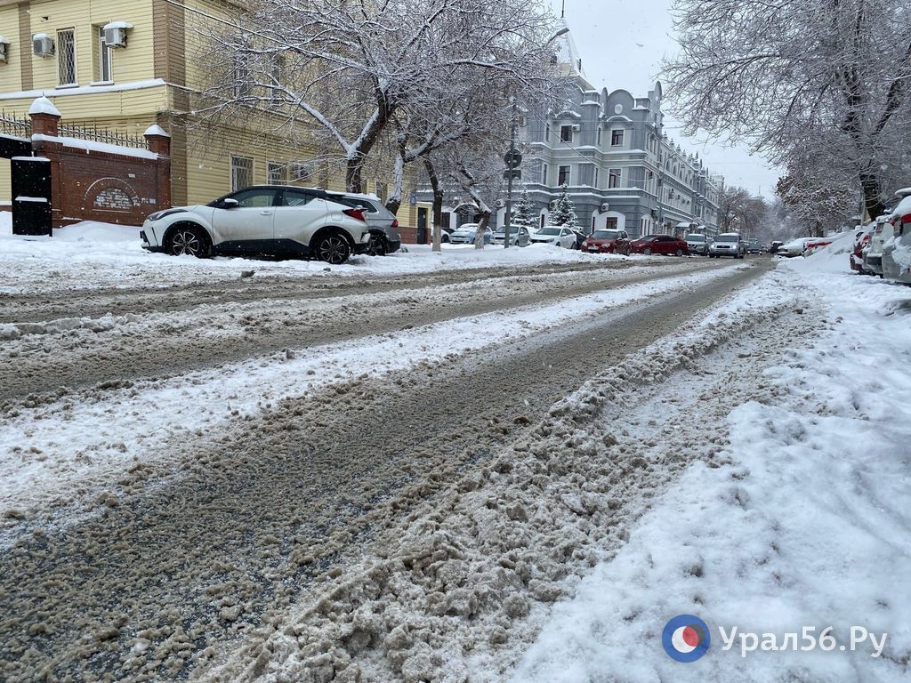 Оренбург зимой