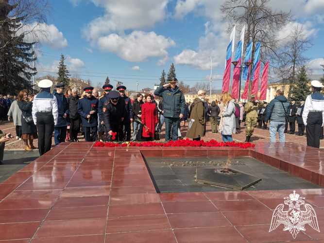 В Карелии руководство Росгвардии приняло участие во Всероссийской акции «Вахта Памяти – 2024»