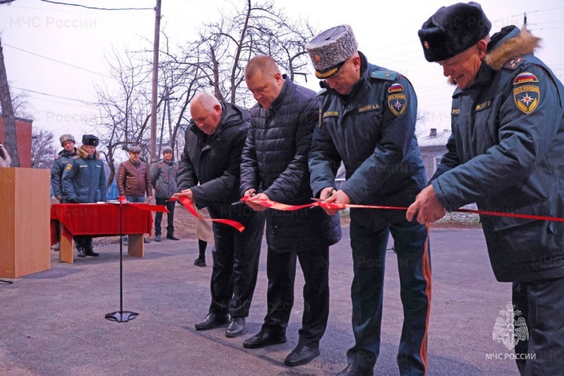 В Уржуме торжественно открыли пожарную часть после ремонта