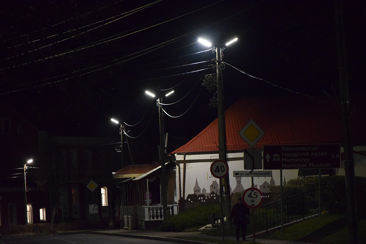 В Мамоновском округе при поддержке регионального минстроя за три года провели свыше тринадцати километров уличного освещения 