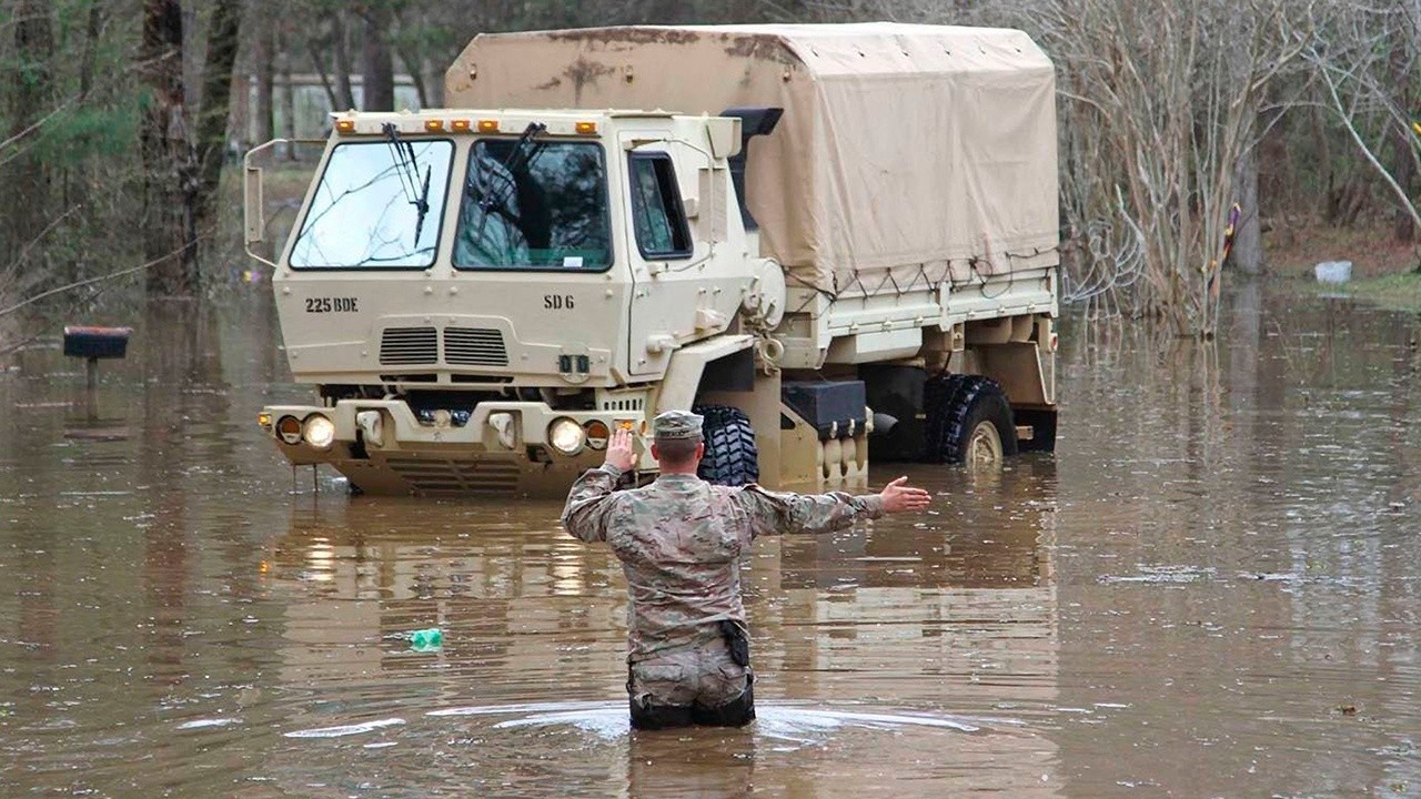 Наводнение из-за проливных дождей в 2025 году затронуло штаты Арканзас, Индиана, Кентукки, Теннесси, Миссури и Миссисипи.
