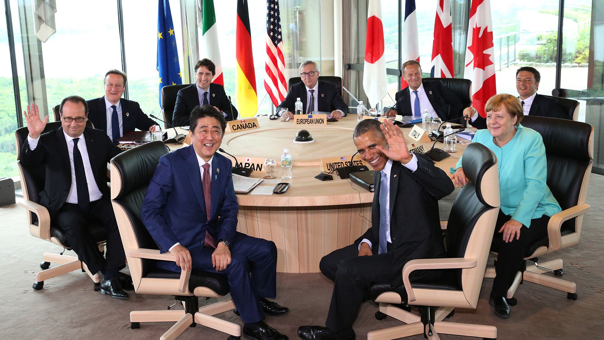 Лидеры стран-участников саммита G7 в Японии, 26 мая 2016 года - РИА Новости, 1920, 11.02.2023