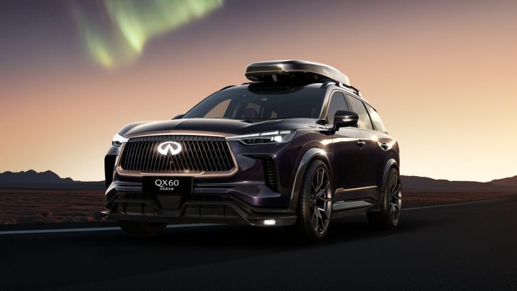 Юбилейный Infiniti QX60: японцы удивили посетителей автосалона в Гуанчжоу кроссовером в цветах северного сияния