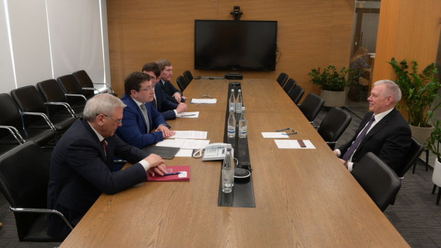 Рабочая встреча губернатора Нижегородской области Глеба Никитина с руководителем Россельхознадзора Сергеем Данквертом