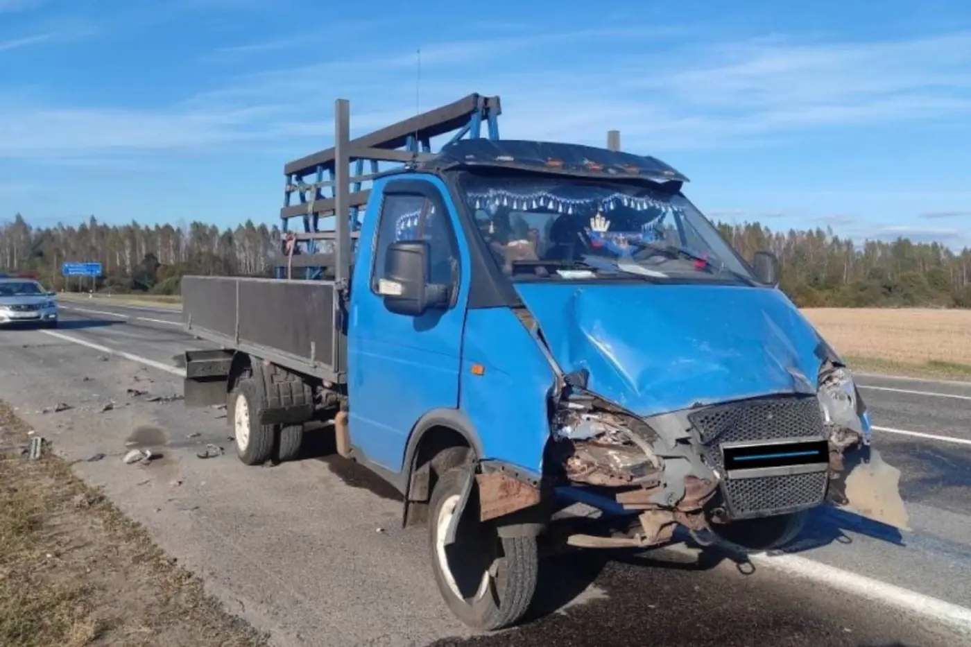 Облако пыли на трассе – авария закончилась тяжелыми травмами ребенка