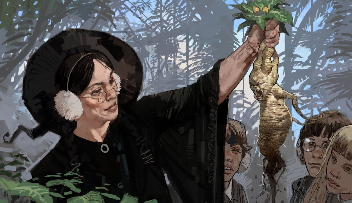 травология гарри поттер мандрагора. мандрагора гарри поттер. иллюстратор гарри поттера джим кей. травология гарри поттер мандрагора. мандрагора гарри поттер фильм.